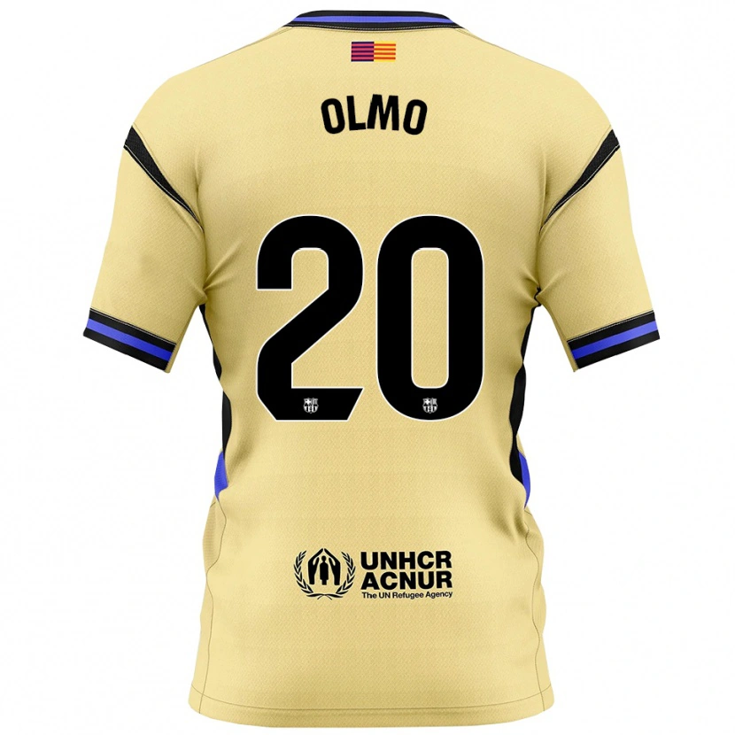 Danxen Damen Dani Olmo #20 Gelb Schwarz Auswärtstrikot Trikot 2025/26 T-Shirt Österreich