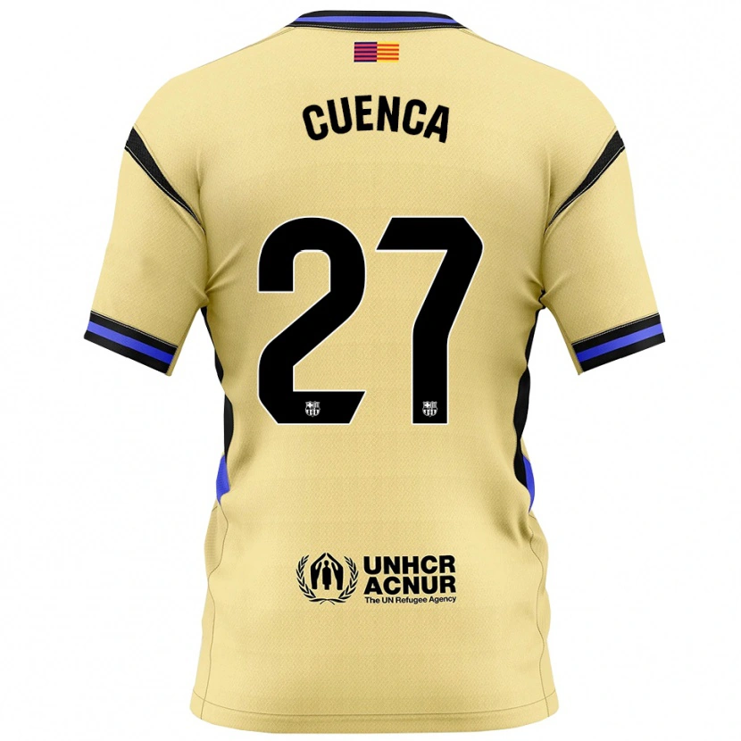 Danxen Damen Andrés Cuenca #27 Gelb Schwarz Auswärtstrikot Trikot 2025/26 T-Shirt Österreich