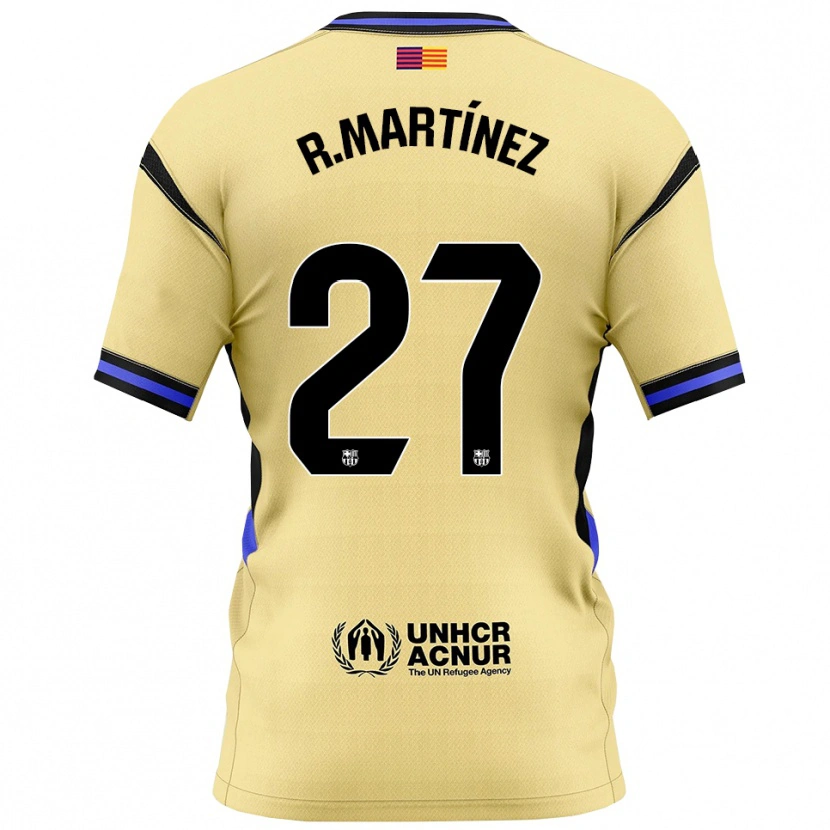 Danxen Damen Roger Martínez #27 Gelb Schwarz Auswärtstrikot Trikot 2025/26 T-Shirt Österreich