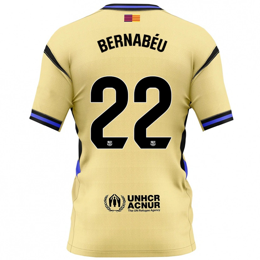 Danxen Damen Pol Bernabéu #22 Gelb Schwarz Auswärtstrikot Trikot 2025/26 T-Shirt Österreich