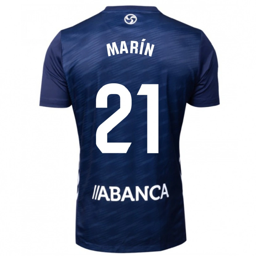 Danxen Damen Álvaro Marín #21 Marine Weiß Auswärtstrikot Trikot 2025/26 T-Shirt Österreich