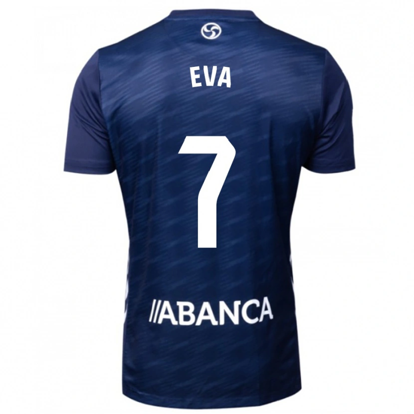 Danxen Damen Eva López #7 Marine Weiß Auswärtstrikot Trikot 2025/26 T-Shirt Österreich