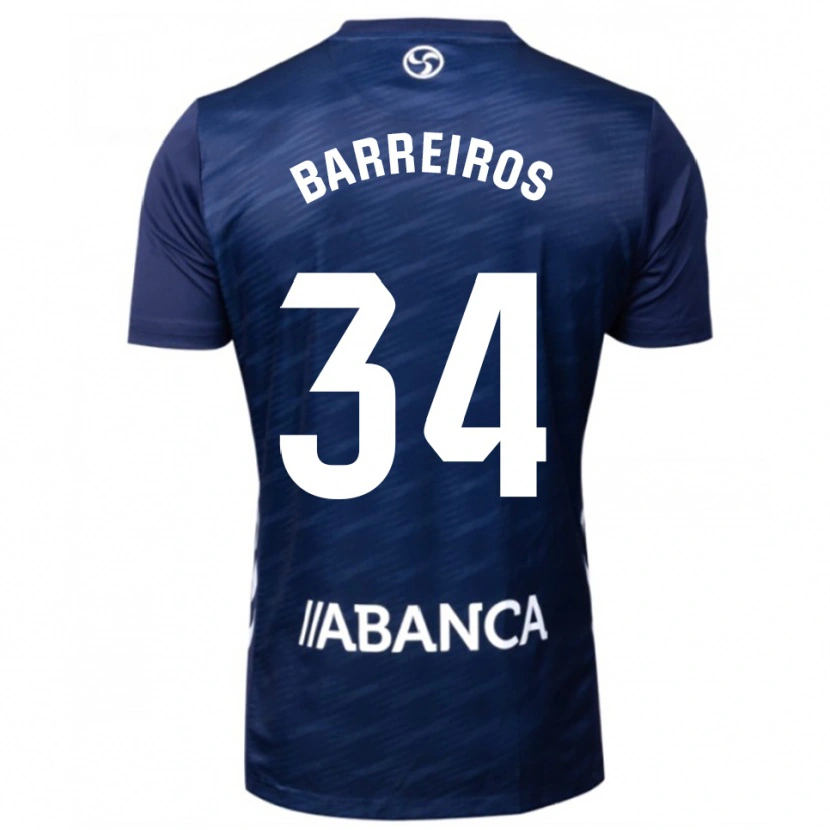 Danxen Damen Iago Barreiros #34 Marine Weiß Auswärtstrikot Trikot 2025/26 T-Shirt Österreich
