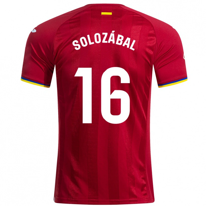 Danxen Damen Hugo Solozábal #16 Rot Gelb Blau Auswärtstrikot Trikot 2025/26 T-Shirt Österreich