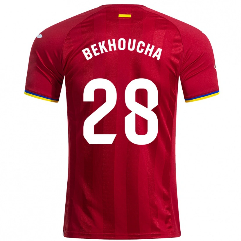 Danxen Damen Ismael Bekhoucha #28 Rot Gelb Blau Auswärtstrikot Trikot 2025/26 T-Shirt Österreich