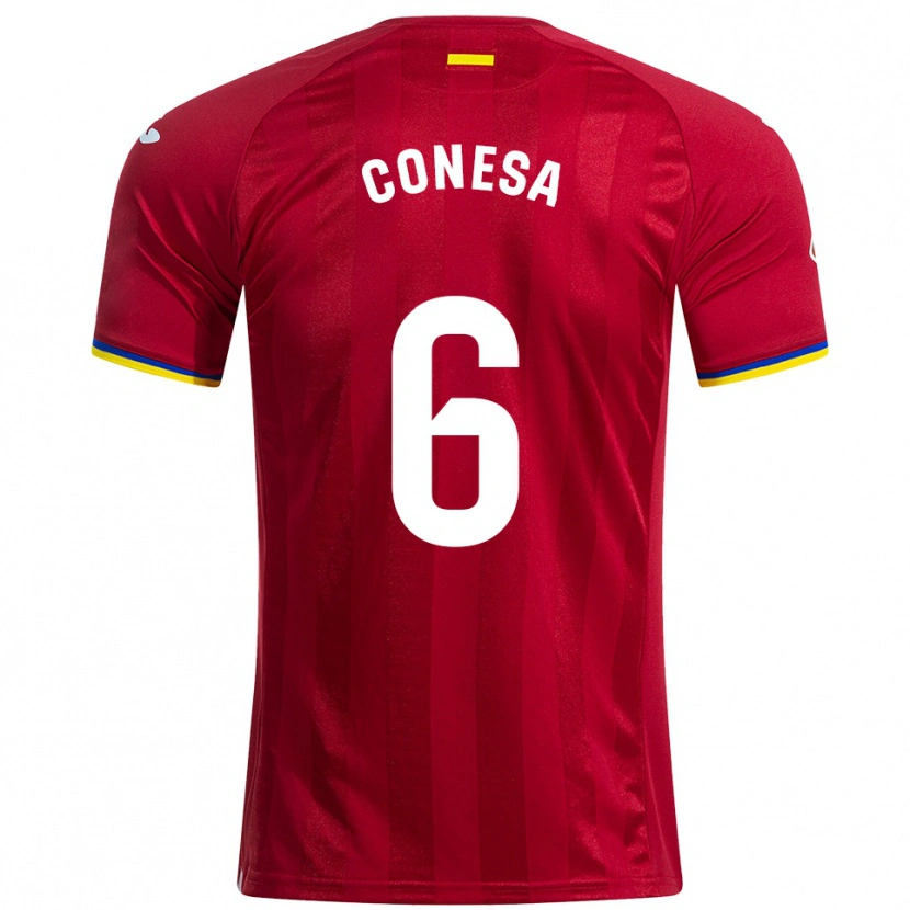 Danxen Damen Nico Conesa #6 Rot Gelb Blau Auswärtstrikot Trikot 2025/26 T-Shirt Österreich