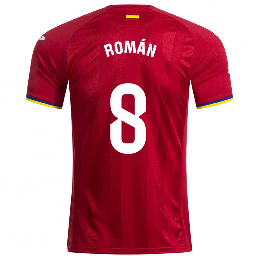 Danxen Damen Manu Román #8 Rot Gelb Blau Auswärtstrikot Trikot 2025/26 T-Shirt Österreich
