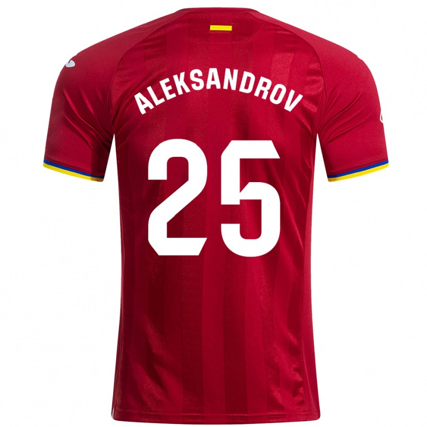Danxen Damen Mykyta Aleksandrov #25 Rot Gelb Blau Auswärtstrikot Trikot 2025/26 T-Shirt Österreich