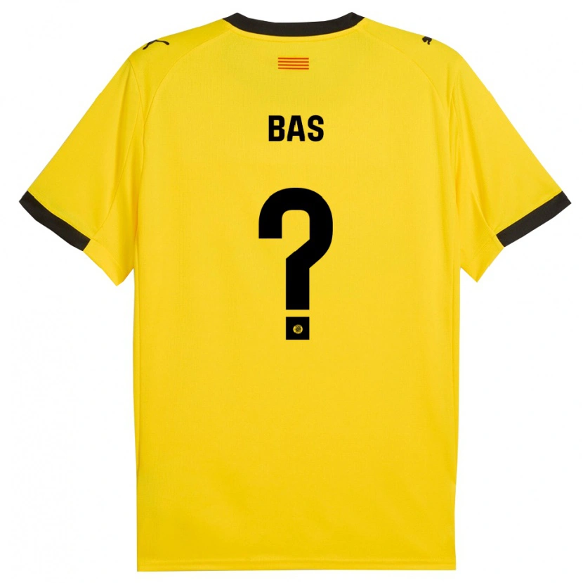 Danxen Damen Jordi Bas #0 Gelb Schwarz Auswärtstrikot Trikot 2025/26 T-Shirt Österreich