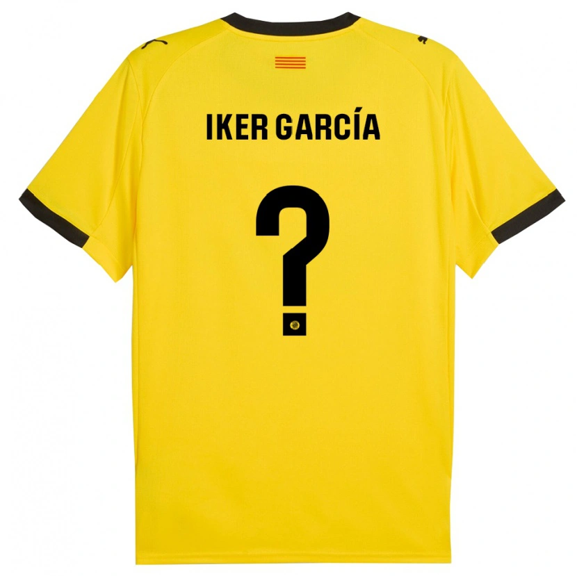 Danxen Damen Iker García #0 Gelb Schwarz Auswärtstrikot Trikot 2025/26 T-Shirt Österreich