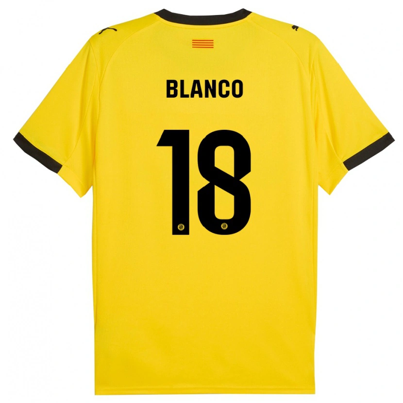 Danxen Damen Aaron Blanco #18 Gelb Schwarz Auswärtstrikot Trikot 2025/26 T-Shirt Österreich