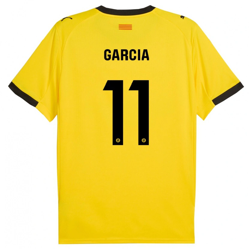 Danxen Damen Jastin Garcia #11 Gelb Schwarz Auswärtstrikot Trikot 2025/26 T-Shirt Österreich