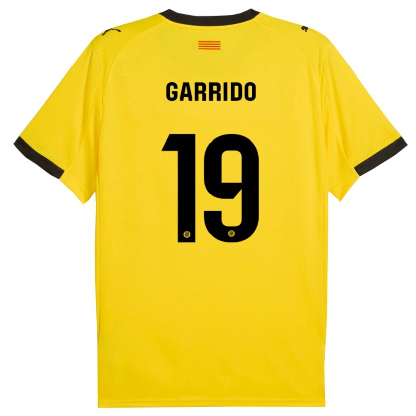 Danxen Damen Carles Garrido #19 Gelb Schwarz Auswärtstrikot Trikot 2025/26 T-Shirt Österreich