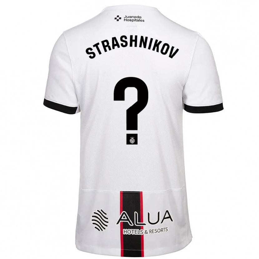 Danxen Damen Nikolay Strashnikov #0 Weiß Schwarz Auswärtstrikot Trikot 2025/26 T-Shirt Österreich
