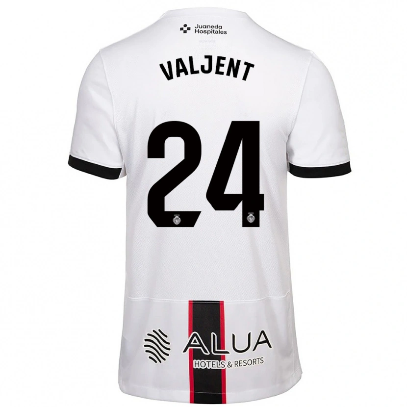 Danxen Damen Martin Valjent #24 Weiß Schwarz Auswärtstrikot Trikot 2025/26 T-Shirt Österreich