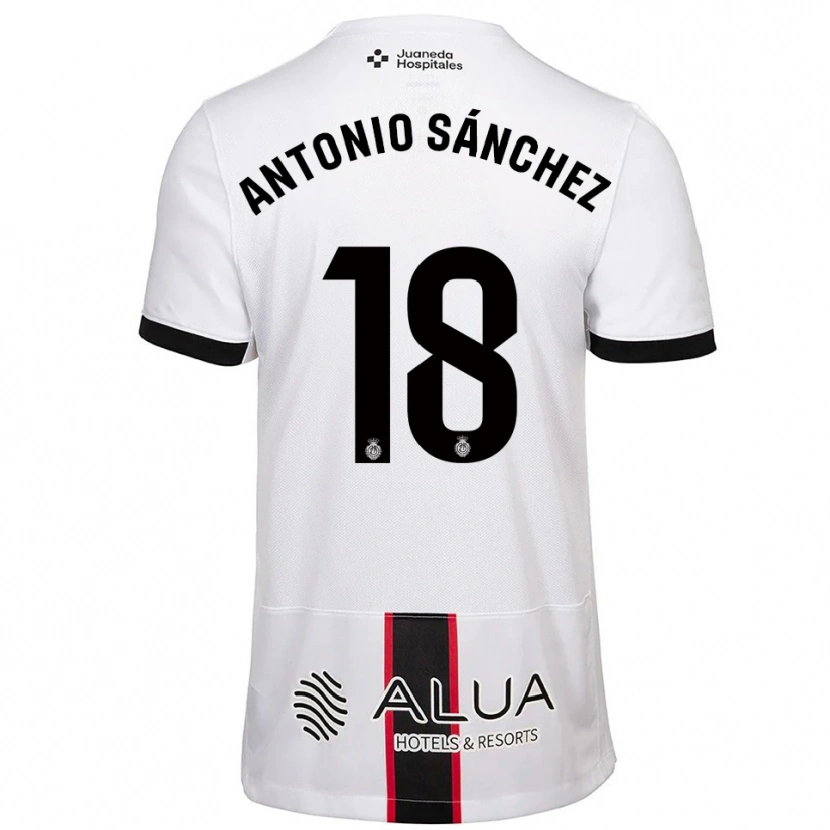 Danxen Damen Antonio Sánchez #18 Weiß Schwarz Auswärtstrikot Trikot 2025/26 T-Shirt Österreich