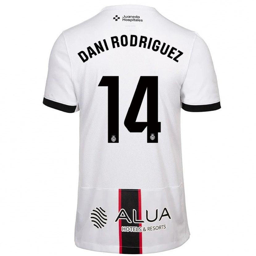 Danxen Damen Dani Rodríguez #14 Weiß Schwarz Auswärtstrikot Trikot 2025/26 T-Shirt Österreich