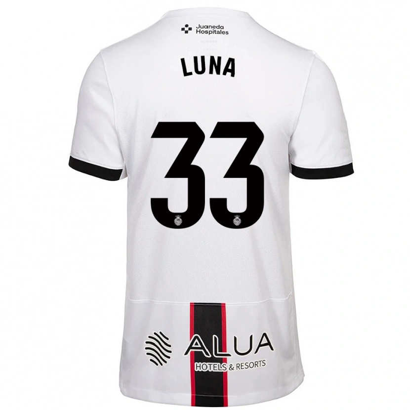 Danxen Damen Daniel Luna #33 Weiß Schwarz Auswärtstrikot Trikot 2025/26 T-Shirt Österreich