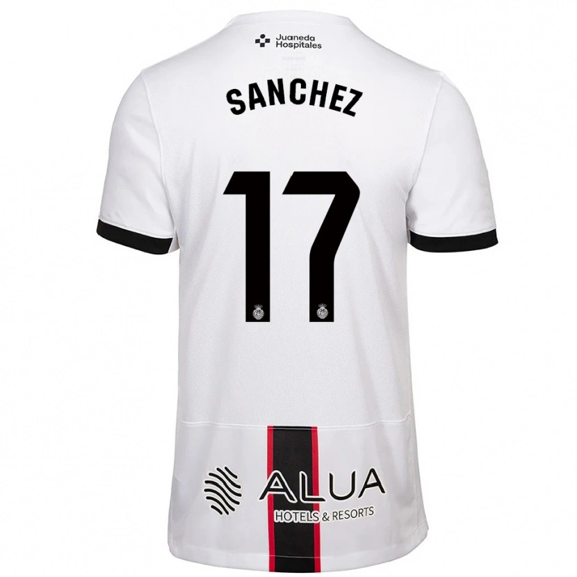 Danxen Damen Avelino Sánchez #17 Weiß Schwarz Auswärtstrikot Trikot 2025/26 T-Shirt Österreich