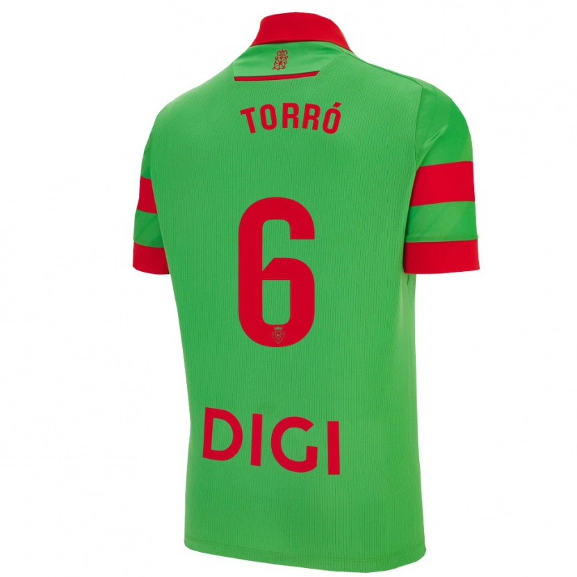 Danxen Damen Lucas Torró #6 Grün Rot Auswärtstrikot Trikot 2025/26 T-Shirt Österreich