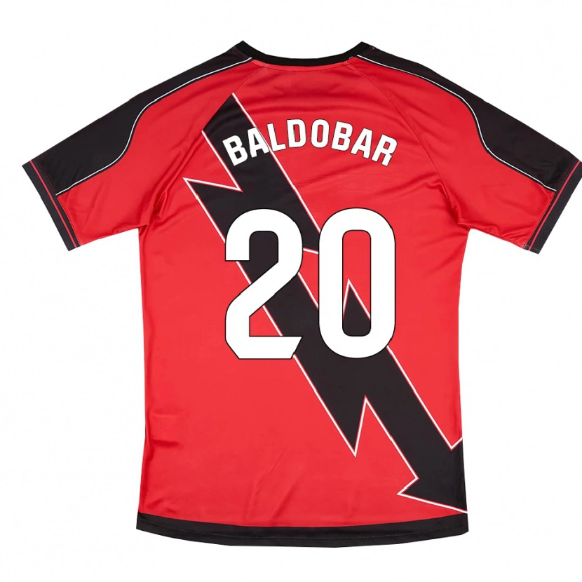 Danxen Damen Javi Baldobar #20 Rot Schwarz Auswärtstrikot Trikot 2025/26 T-Shirt Österreich