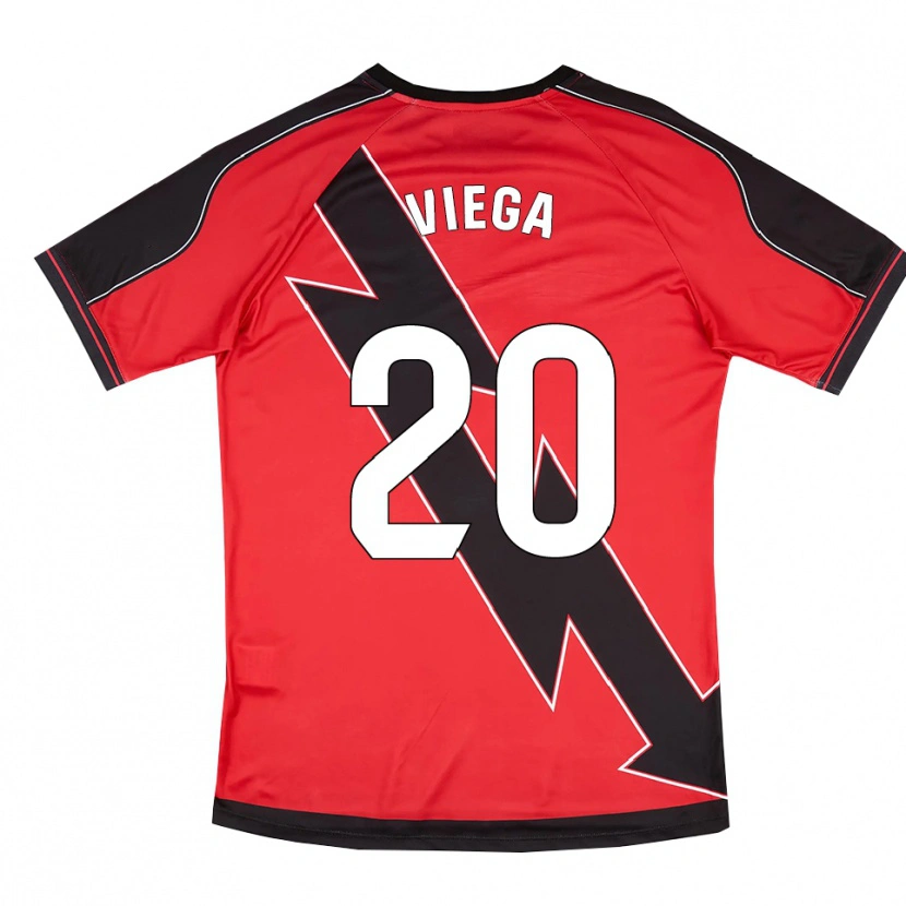 Danxen Damen David Viega #20 Rot Schwarz Auswärtstrikot Trikot 2025/26 T-Shirt Österreich