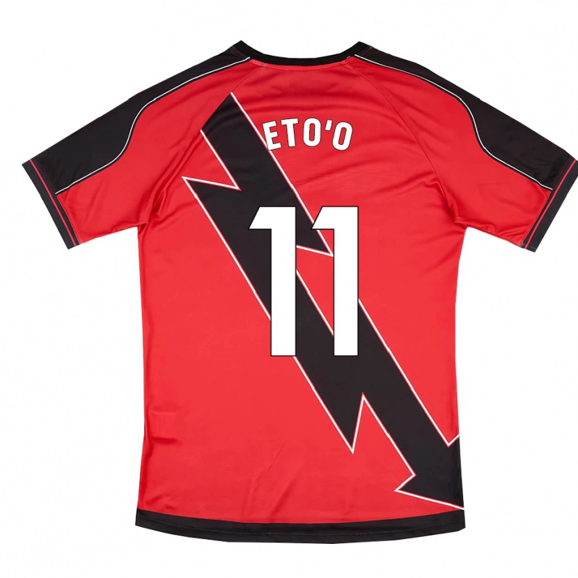 Danxen Damen Etienne Eto'o #11 Rot Schwarz Auswärtstrikot Trikot 2025/26 T-Shirt Österreich