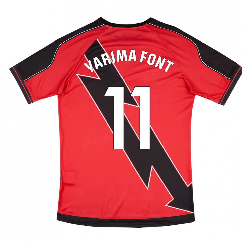 Danxen Damen Yarima Font Barrasa #11 Rot Schwarz Auswärtstrikot Trikot 2025/26 T-Shirt Österreich