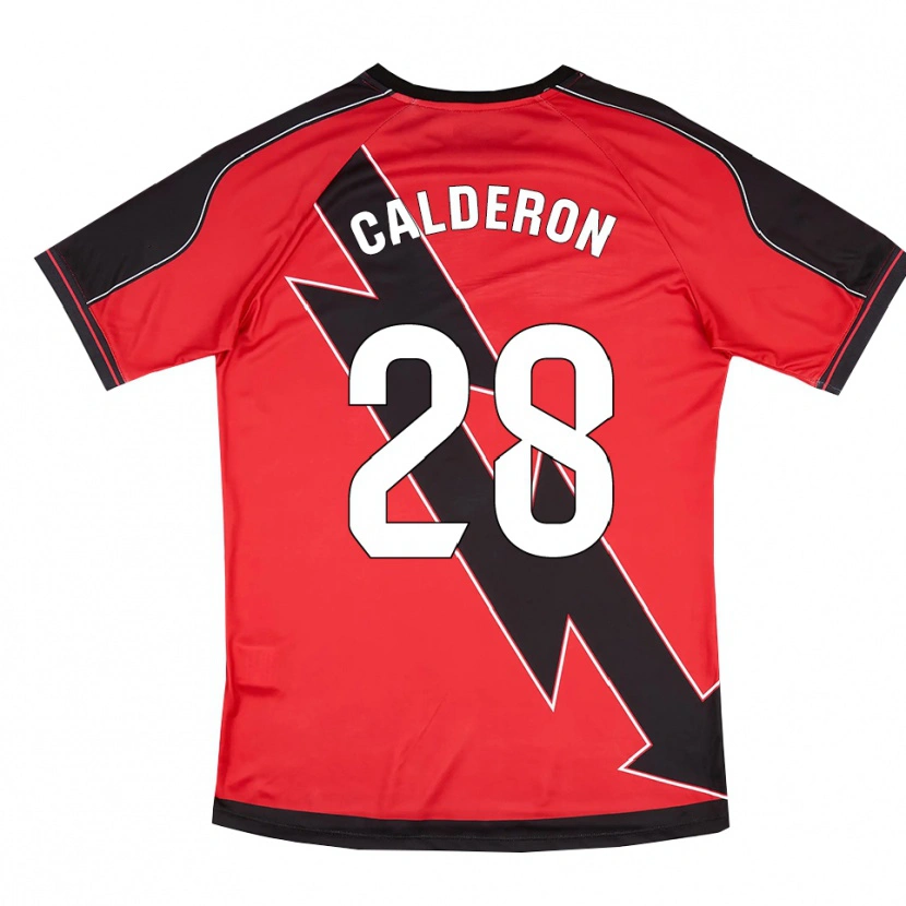 Danxen Damen Esther Calderón #28 Rot Schwarz Auswärtstrikot Trikot 2025/26 T-Shirt Österreich