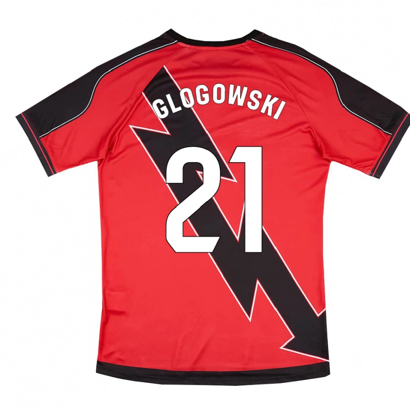 Danxen Damen Wiktor Glogowski #21 Rot Schwarz Auswärtstrikot Trikot 2025/26 T-Shirt Österreich