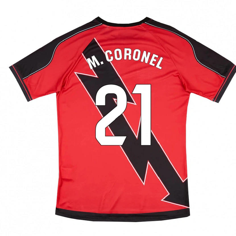 Danxen Damen Mariela Del Carmen Coronel #21 Rot Schwarz Auswärtstrikot Trikot 2025/26 T-Shirt Österreich