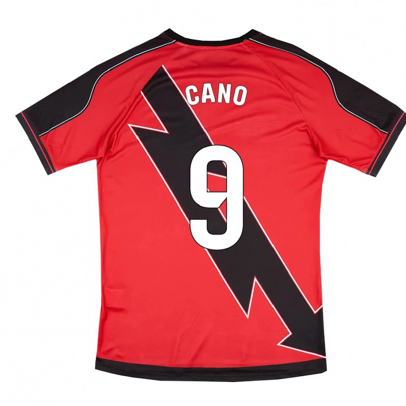 Danxen Damen Joselu Cano #9 Rot Schwarz Auswärtstrikot Trikot 2025/26 T-Shirt Österreich
