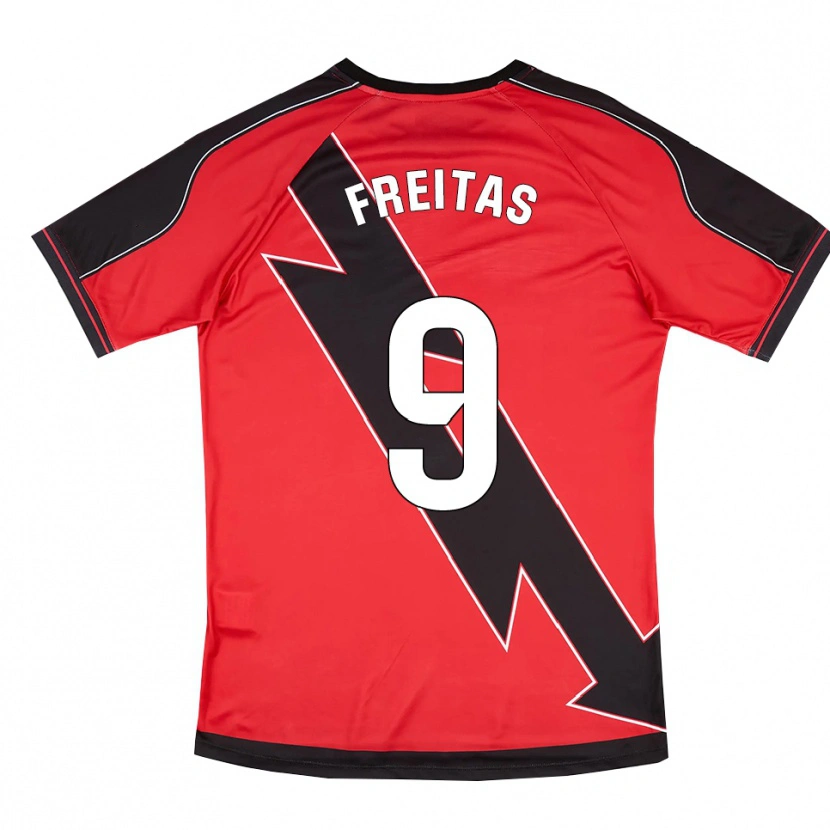 Danxen Damen Isadora Freitas #9 Rot Schwarz Auswärtstrikot Trikot 2025/26 T-Shirt Österreich