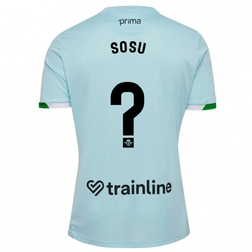 Danxen Damen Kwame Sosu #0 Himmelblau Grün Auswärtstrikot Trikot 2025/26 T-Shirt Österreich