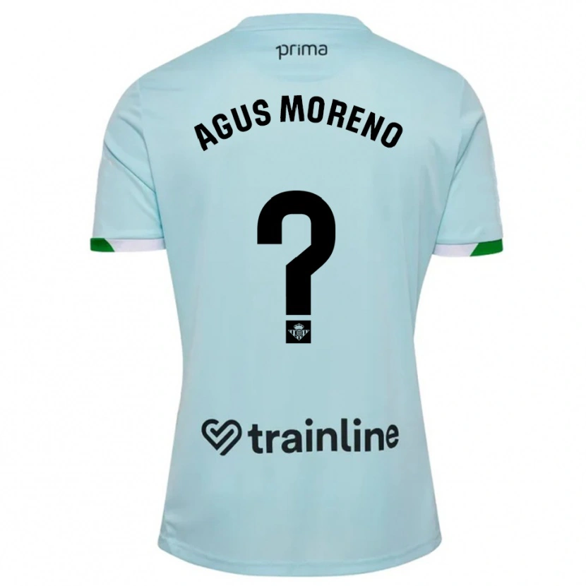 Danxen Damen Agus Moreno #0 Himmelblau Grün Auswärtstrikot Trikot 2025/26 T-Shirt Österreich