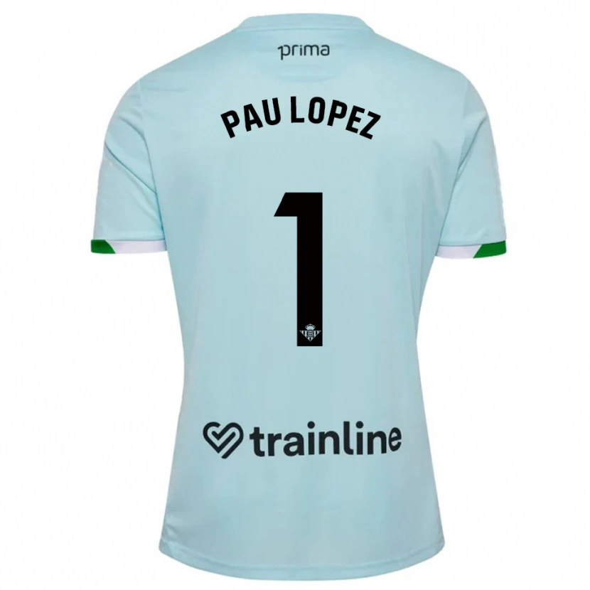 Danxen Damen Pau López #1 Himmelblau Grün Auswärtstrikot Trikot 2025/26 T-Shirt Österreich