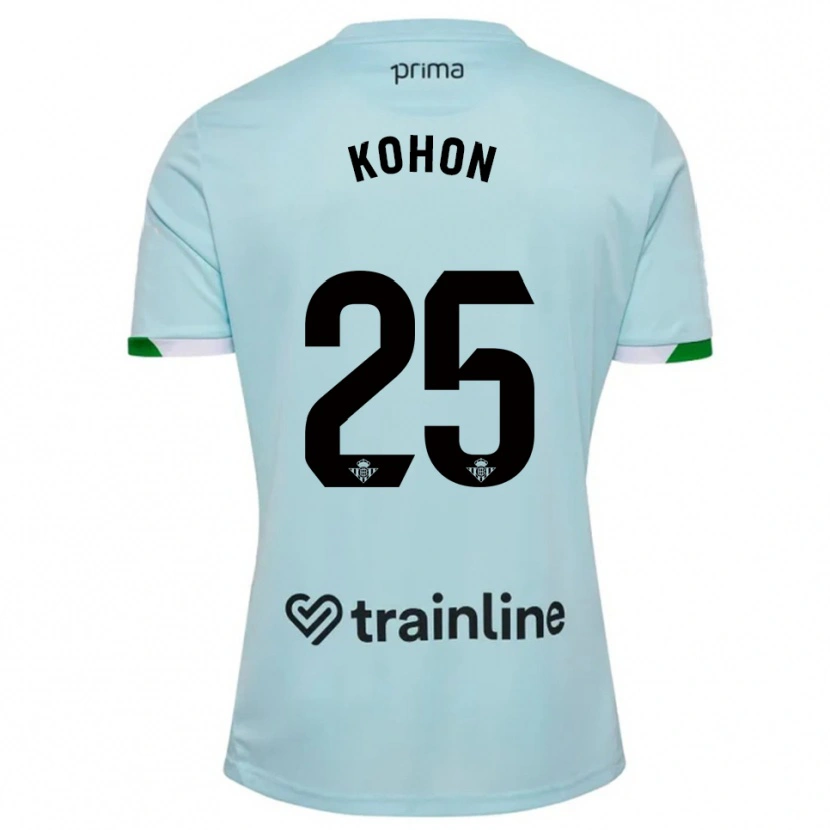 Danxen Damen Rudy Kohon #25 Himmelblau Grün Auswärtstrikot Trikot 2025/26 T-Shirt Österreich