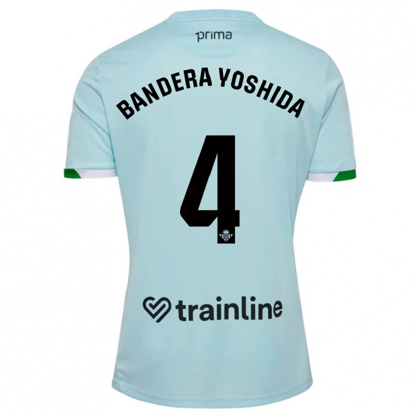 Danxen Damen Kenta Bandera Yoshida #4 Himmelblau Grün Auswärtstrikot Trikot 2025/26 T-Shirt Österreich