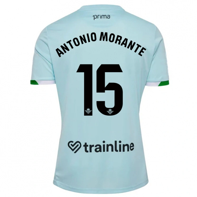 Danxen Damen José Antonio Morante #15 Himmelblau Grün Auswärtstrikot Trikot 2025/26 T-Shirt Österreich