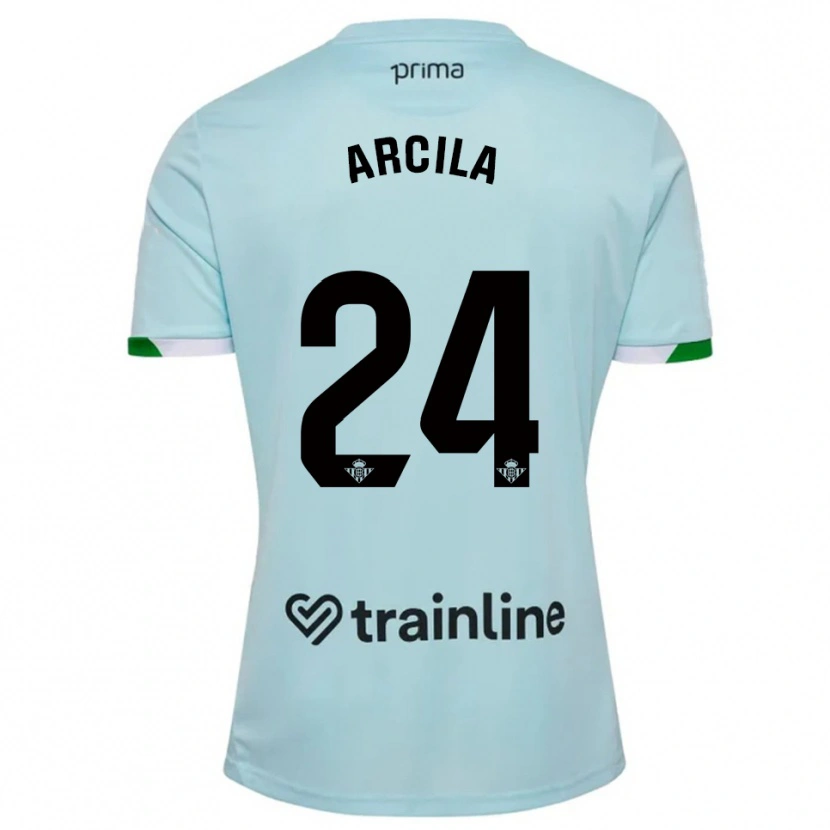 Danxen Damen Jhon Arcila #24 Himmelblau Grün Auswärtstrikot Trikot 2025/26 T-Shirt Österreich