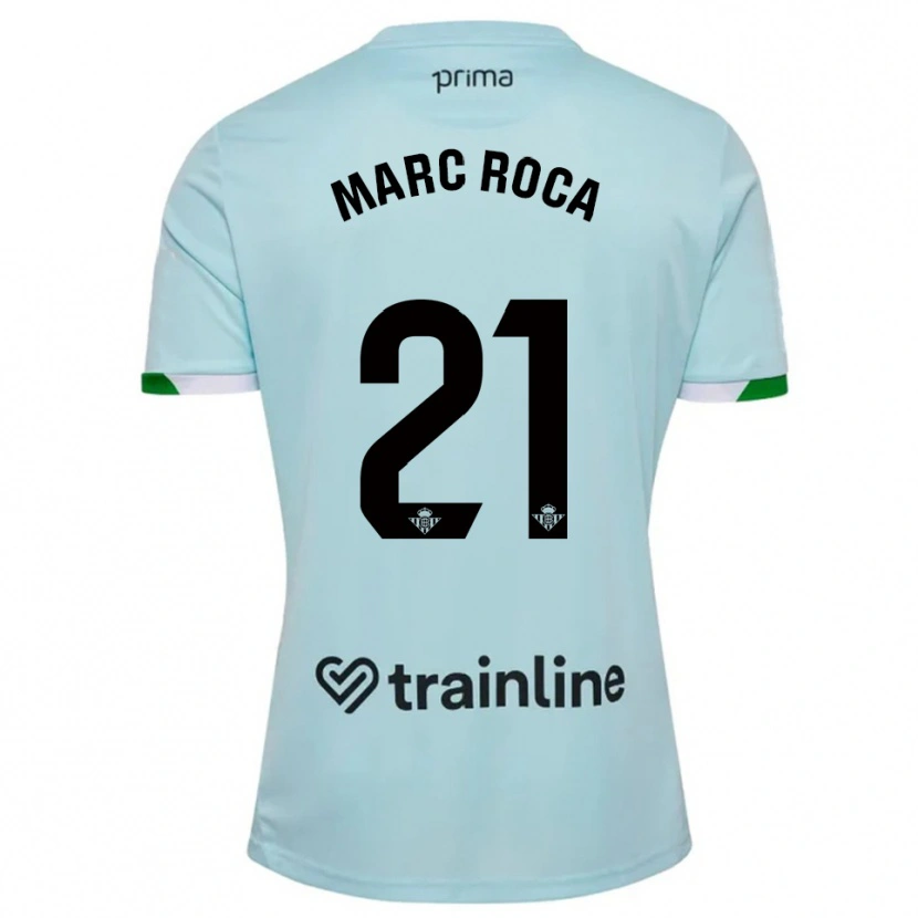 Danxen Damen Marc Roca #21 Himmelblau Grün Auswärtstrikot Trikot 2025/26 T-Shirt Österreich