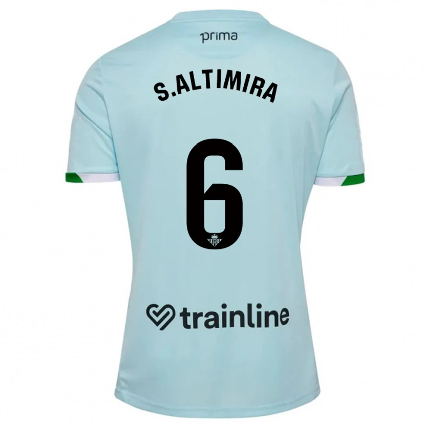 Danxen Damen Sergi Altimira #6 Himmelblau Grün Auswärtstrikot Trikot 2025/26 T-Shirt Österreich