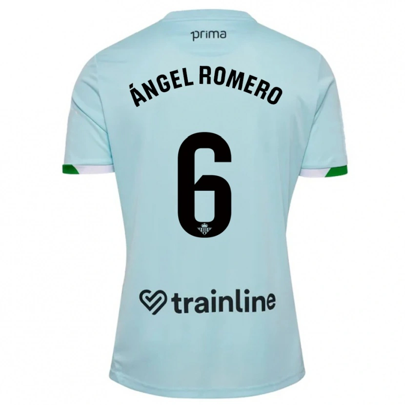 Danxen Damen Miguel Ángel Romero #6 Himmelblau Grün Auswärtstrikot Trikot 2025/26 T-Shirt Österreich