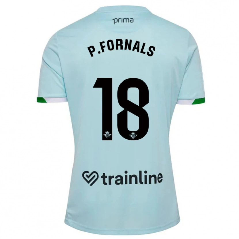 Danxen Damen Pablo Fornals #18 Himmelblau Grün Auswärtstrikot Trikot 2025/26 T-Shirt Österreich