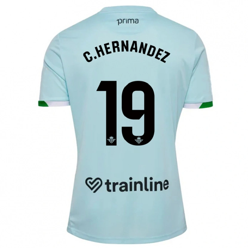 Danxen Damen Cucho Hernández #19 Himmelblau Grün Auswärtstrikot Trikot 2025/26 T-Shirt Österreich