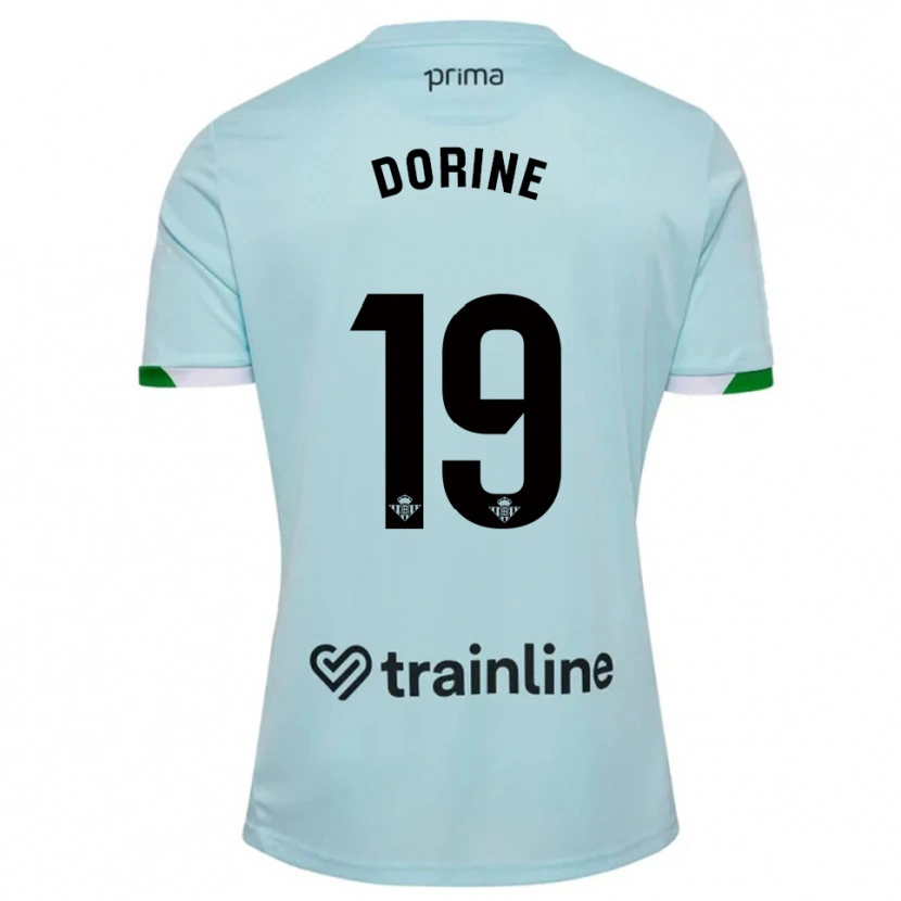 Danxen Damen Dorine Nina Chuigoue #19 Himmelblau Grün Auswärtstrikot Trikot 2025/26 T-Shirt Österreich