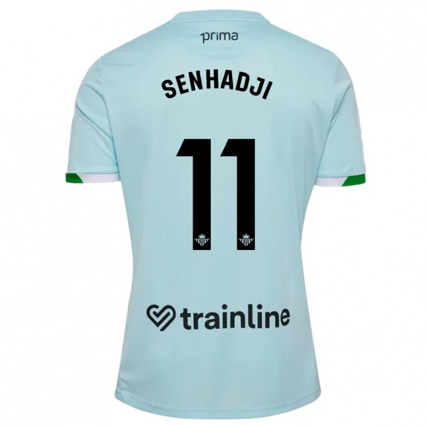 Danxen Damen Yanis Senhadji #11 Himmelblau Grün Auswärtstrikot Trikot 2025/26 T-Shirt Österreich
