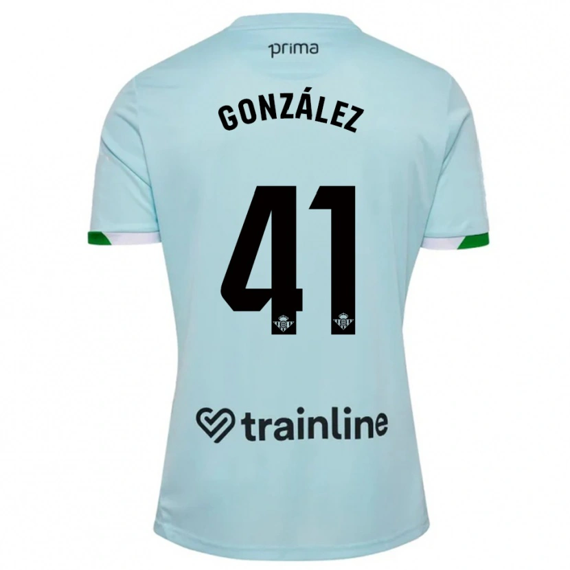 Danxen Damen Manu González #41 Himmelblau Grün Auswärtstrikot Trikot 2025/26 T-Shirt Österreich