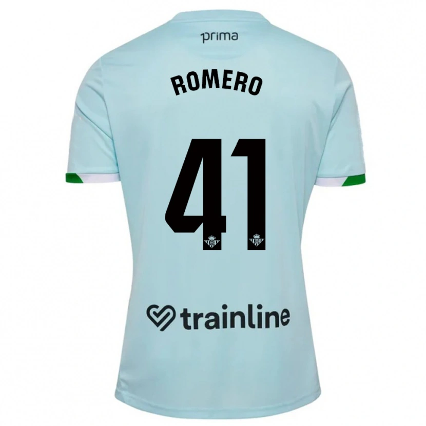 Danxen Damen José Romero #41 Himmelblau Grün Auswärtstrikot Trikot 2025/26 T-Shirt Österreich