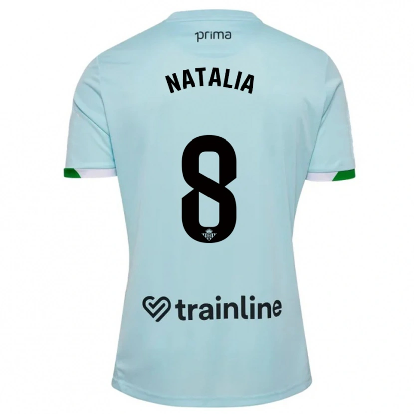 Danxen Damen Natalia Montilla Martinez #8 Himmelblau Grün Auswärtstrikot Trikot 2025/26 T-Shirt Österreich